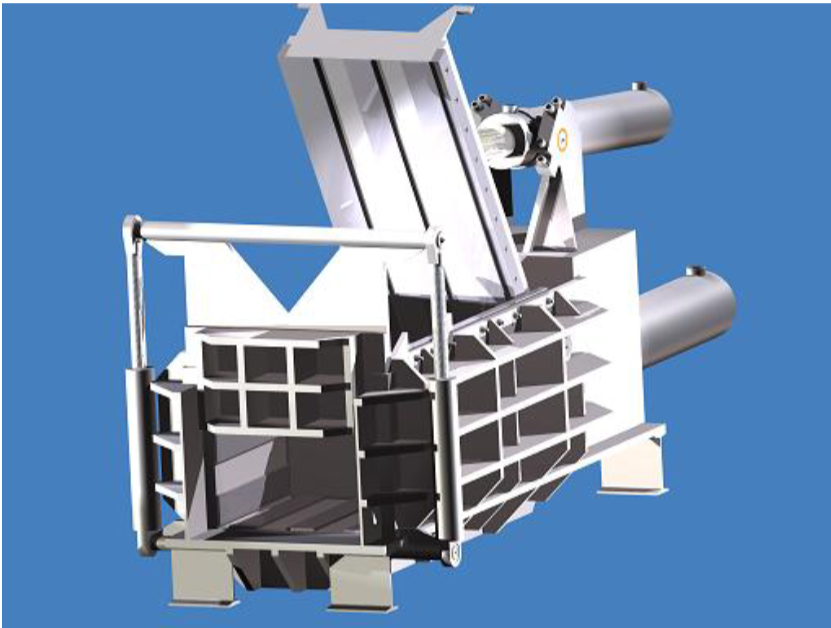 Press for baling cans